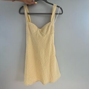 Princess Polly Mcbeath Mini Dress Yellow